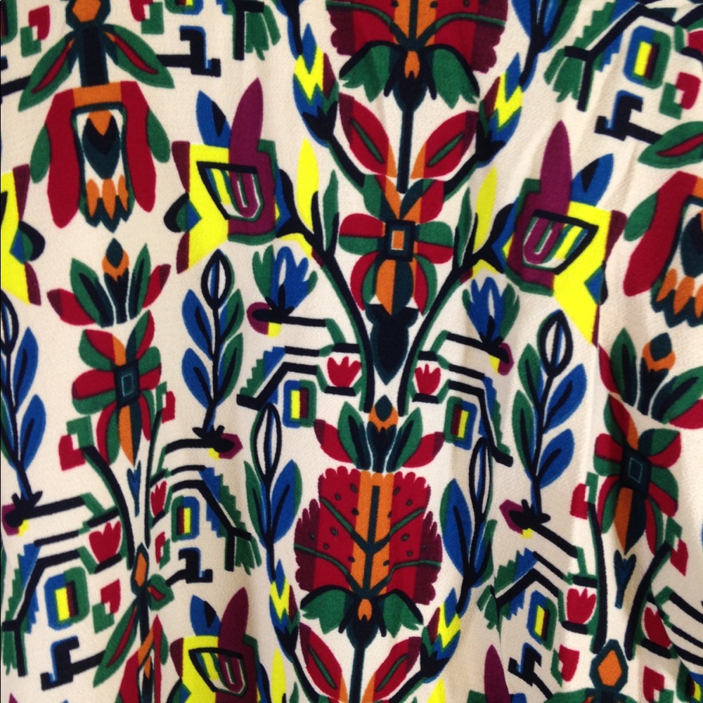 Multi Color Tribal Print Open Over Coat - Picture 6 of 6